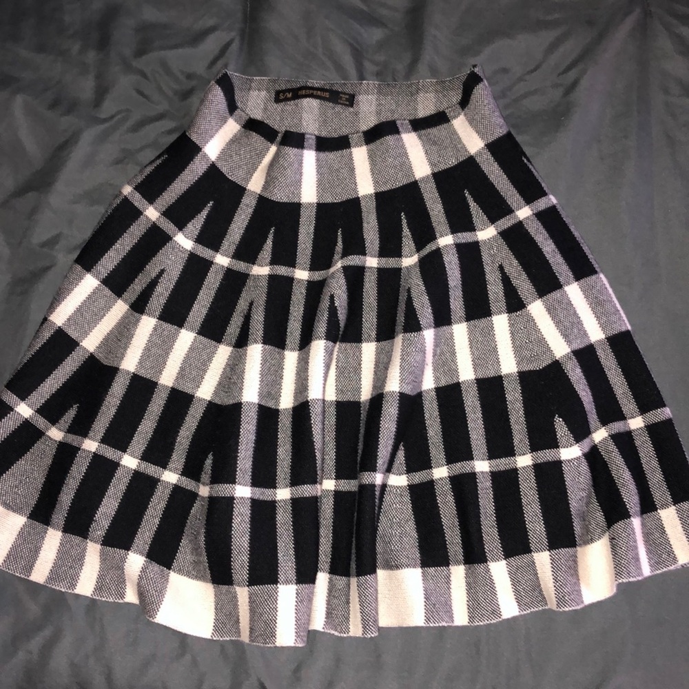 plaid skirt